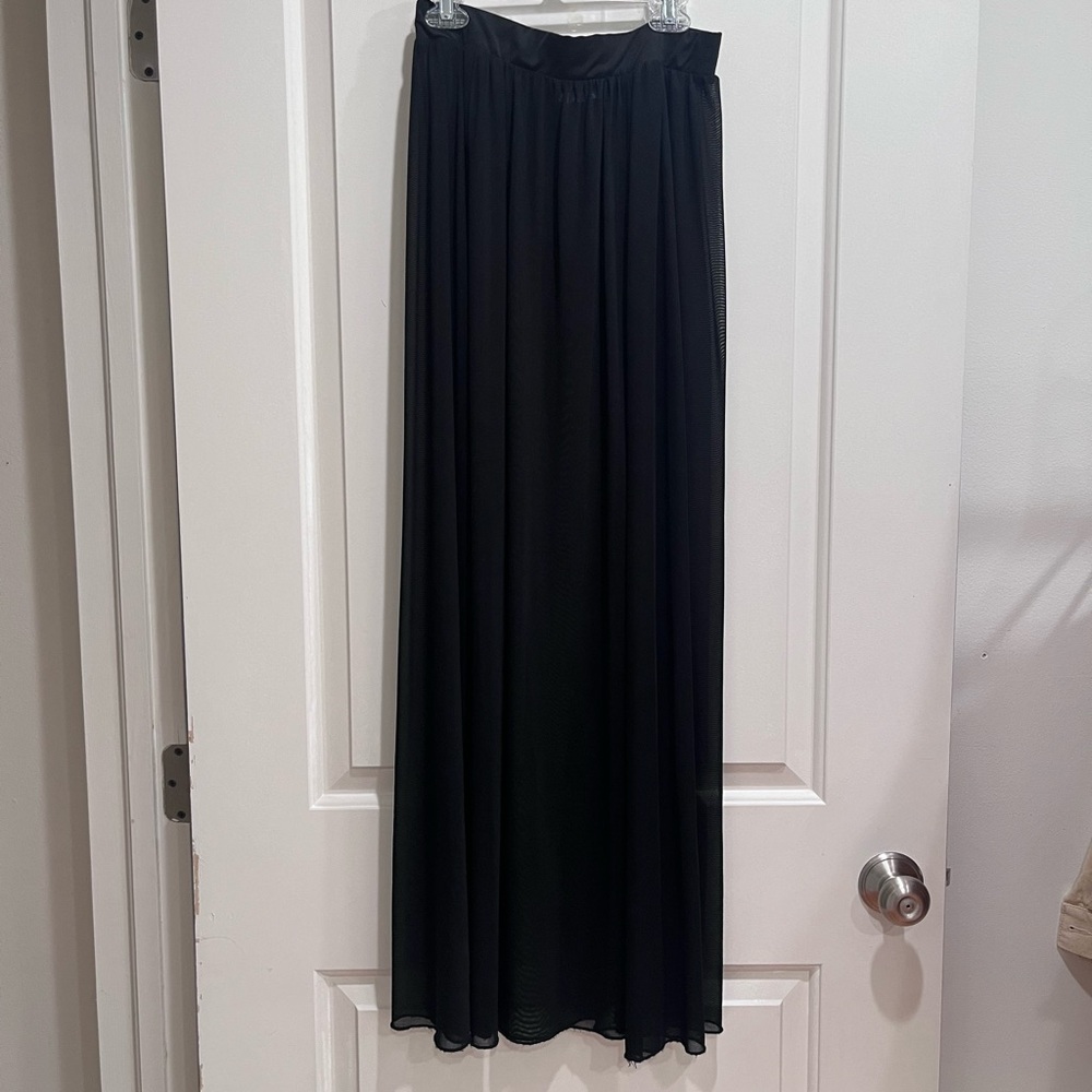 iHeartRaves sheer maxi skirt